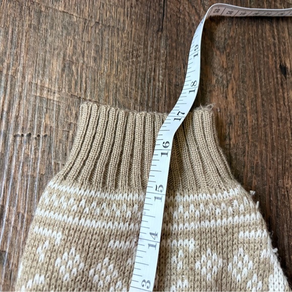 FRAGILE brand vintage 90s juniors fair isle Christmas holiday sweater Nordic EUC - Picture 12 of 12